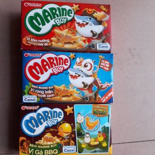 Combo 3 hộp bánh cá Marine Boy 30k.