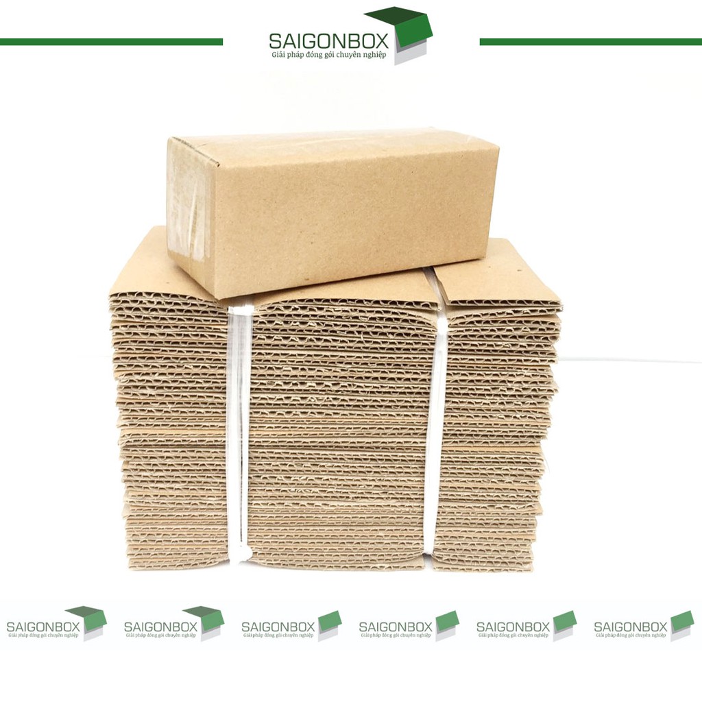 [GIÁ TẬN XƯỞNG] Combo 10 hộp giấy carton size 16x6x6 cm để đóng gói hàng hóa