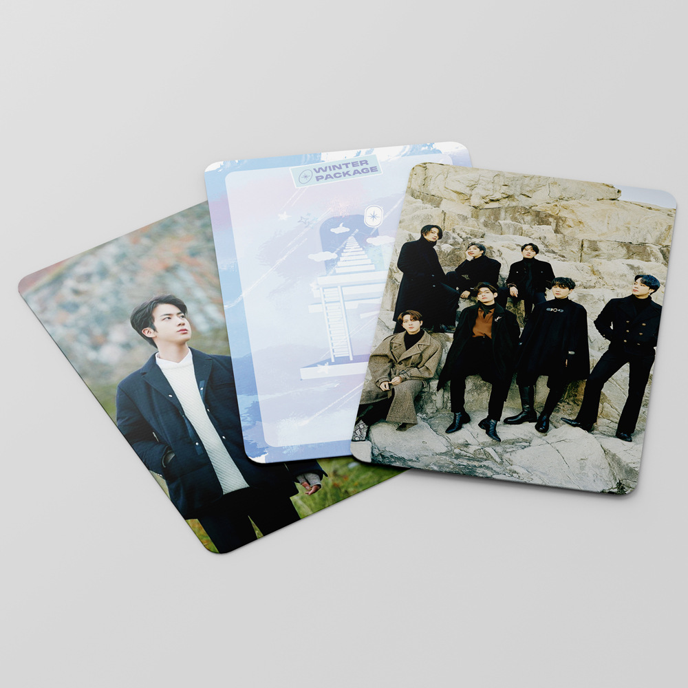 Hộp 54 thẻ ảnh lomo KPOP BTS 2021 BANTANG BOYS Winter cho người hâm mộ