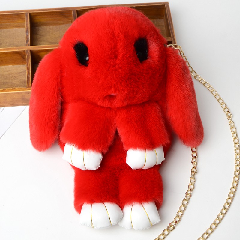 Túi đeo hình gấu bông siêu dễ thương .kiêm ba lô long mềm mượt 98107