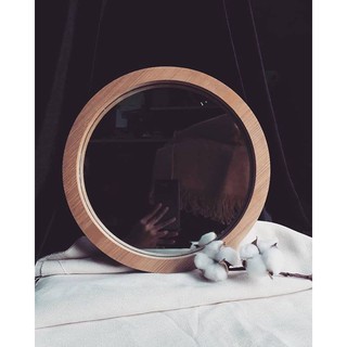 Gương gỗ sồi