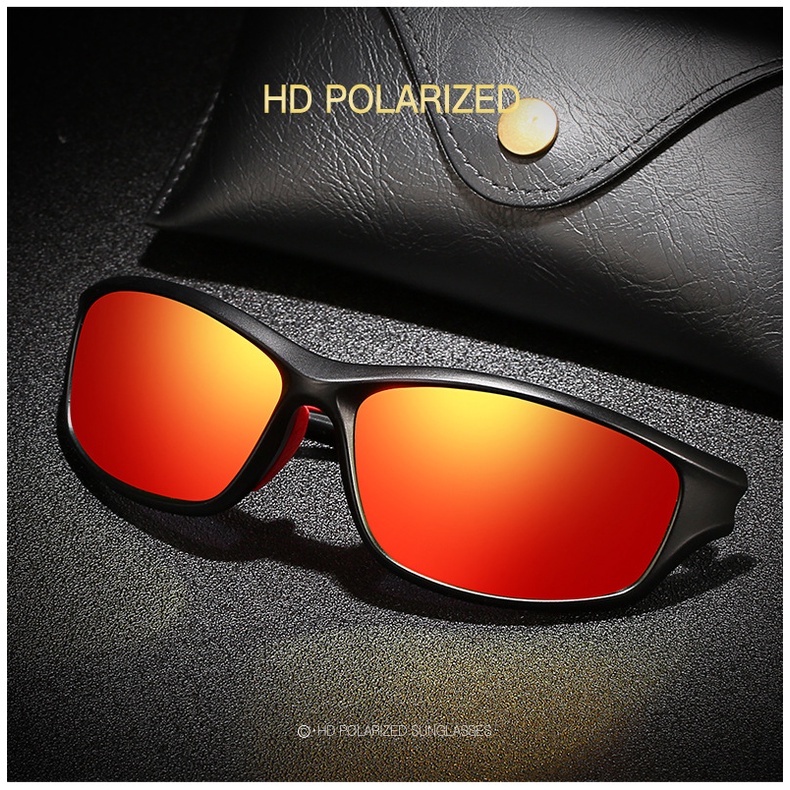 Nam nữ Kính râm thể thao phân cực dành cho người lái xe Ô tô Kính nhìn ban đêm Chống lóa Kính râm lái xe phân cực