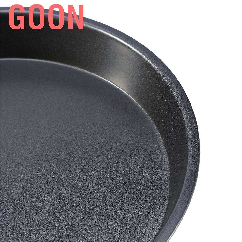 Khuôn Nướng Bánh Pizza Chống Dính Hình Tròn Bằng Thép Carbon 8 Inch