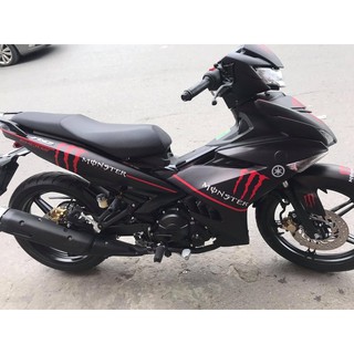 Tem trùm exciter 150 movistar đen đỏ monster, độ team decal xe ex dán đời 2015-2020