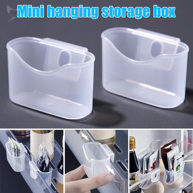 Set 2 Hộp Nhựa Mini Đựng Thực Phẩm Trong Tủ Lạnh Tiện Dụng