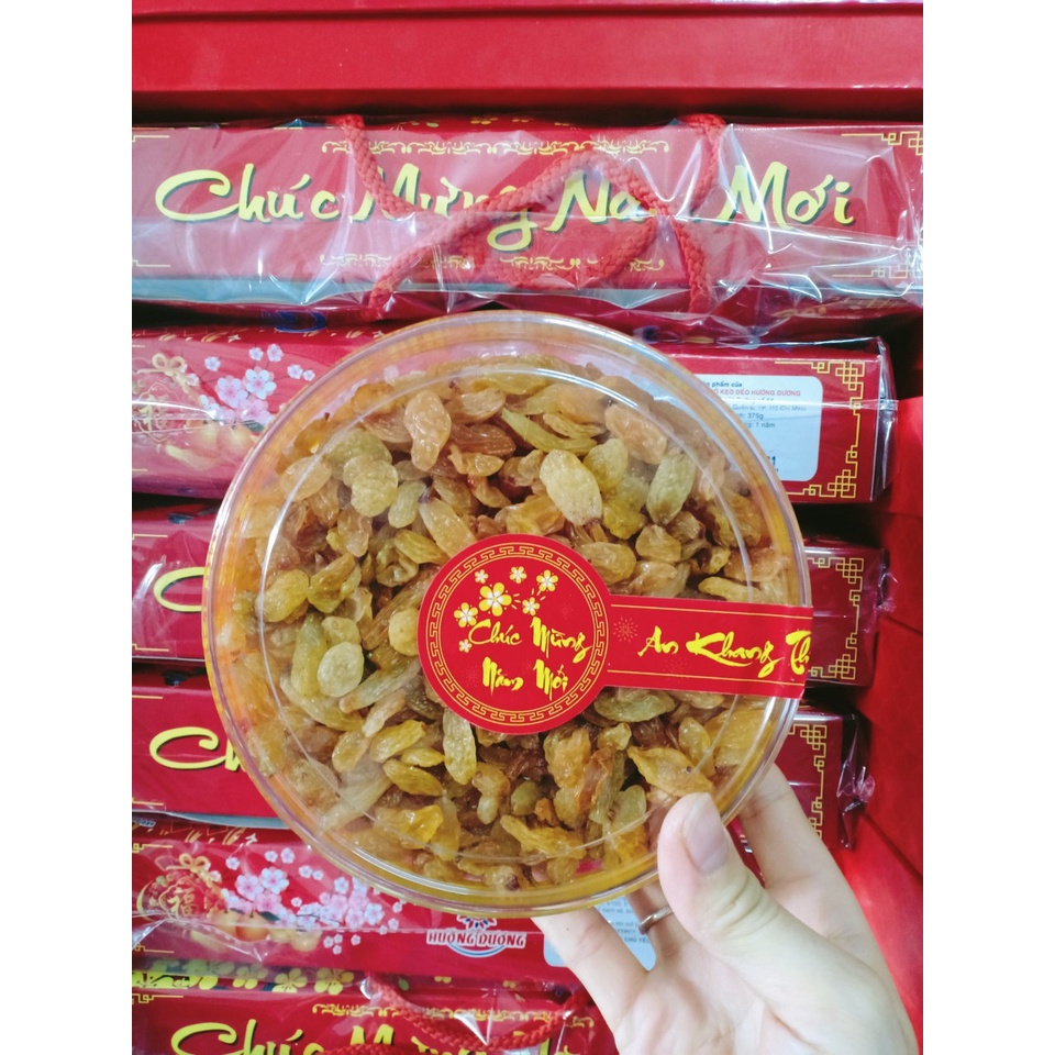 Nho Vàng Ấn Độ Hộp Tết Tròn 600gr