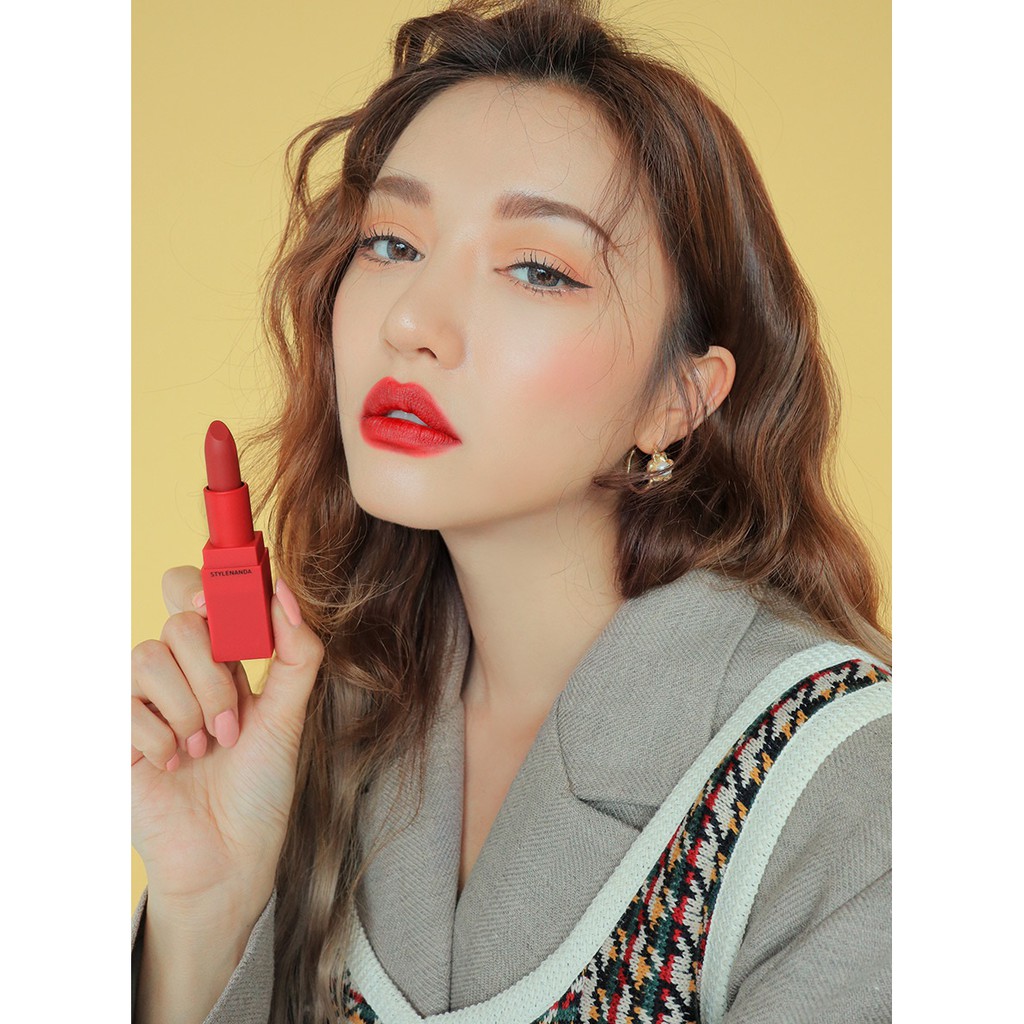 3CE RED RECIPE MATTE LIP COLOR màu 213 son thỏi lì