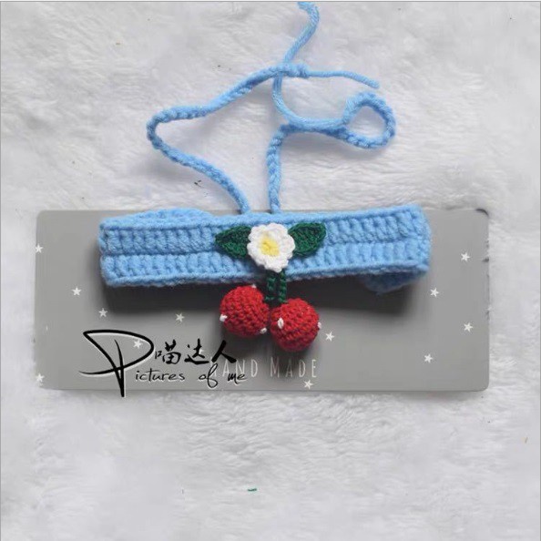 [HANDMADE] Vòng Cổ Len Handmade Cho Cún Miu. JF16