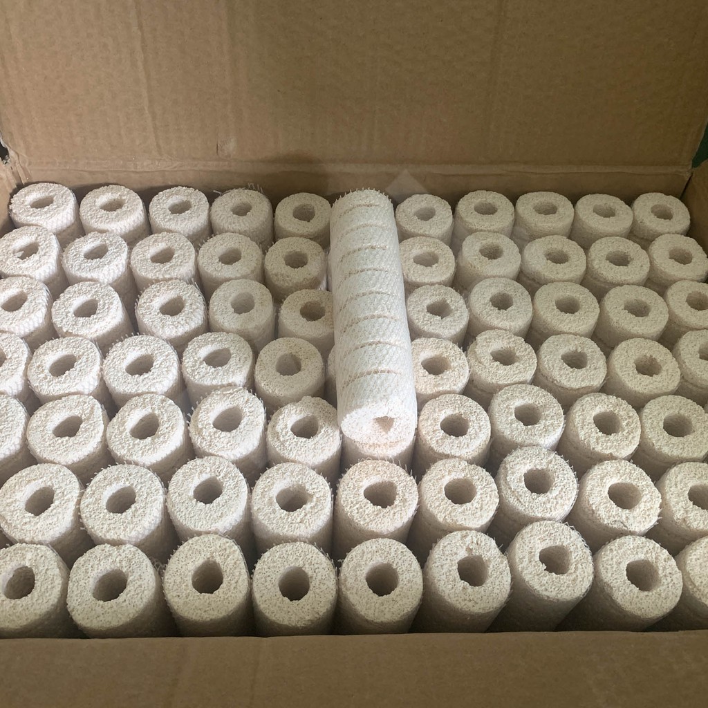 Thanh Sứ Xoắn 16x4CM Vật Liệu Lọc Nước Cho Hồ Cá, Bể Cá, Lọc Tràn [SỨ XOẮN]