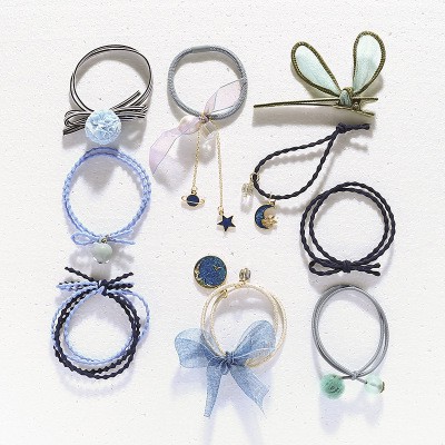 Set 9 buộc tóc, cột tóc cực kỳ dễ thương Cute