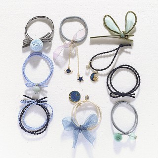 Set 9 buộc tóc, cột tóc cực kỳ dễ thương Cute