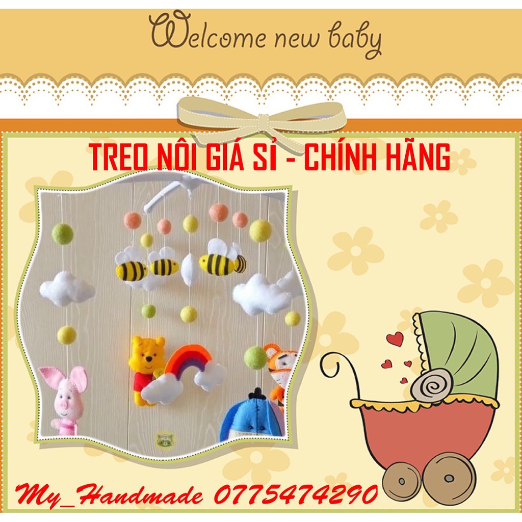 &lt;Sản phẩm chính hãng&gt; Treo nôi GẤU Pooh và những người bạn