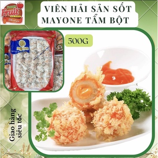 Viên hải sản sốt mayone tẩm bột 500g