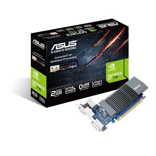 Card Màn Hình VGA Asus GeForce GT710 2GB DDR5 GT710-SL-2GD5-BRK - Hàng Chính Hãng