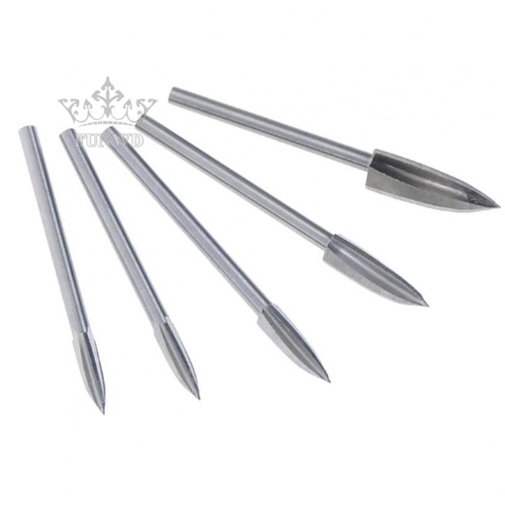 1 Mũi Khoan Gỗ Ba Cạnh Đường Kính 3mm Màu Trắng Bằng Thép