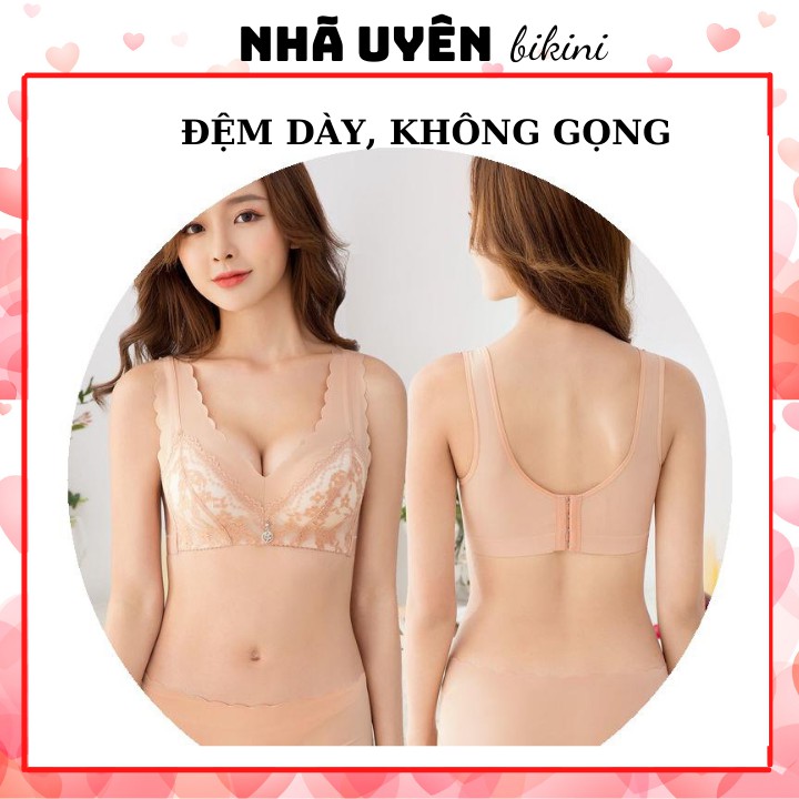 Áo ngực bản to độn dày không gọng cao cấp dành cho ngực nhỏ và vừa che khuyết điểm mỡ lưng gom ngực mã 9615