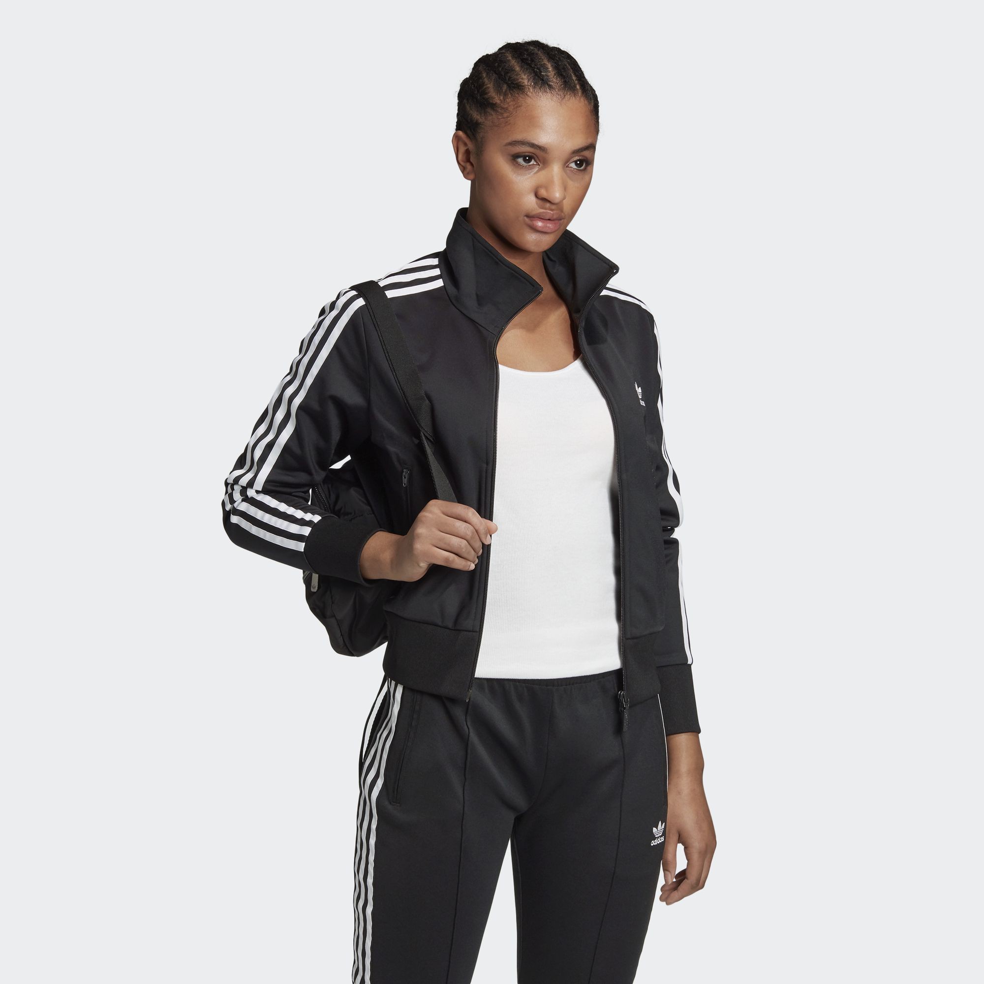 [Mã WABRDAS150 giảm 15% tối đa 100K đơn 399K] Áo Khoác adidas ORIGINALS Firebird Track Nữ Màu đen GD2371