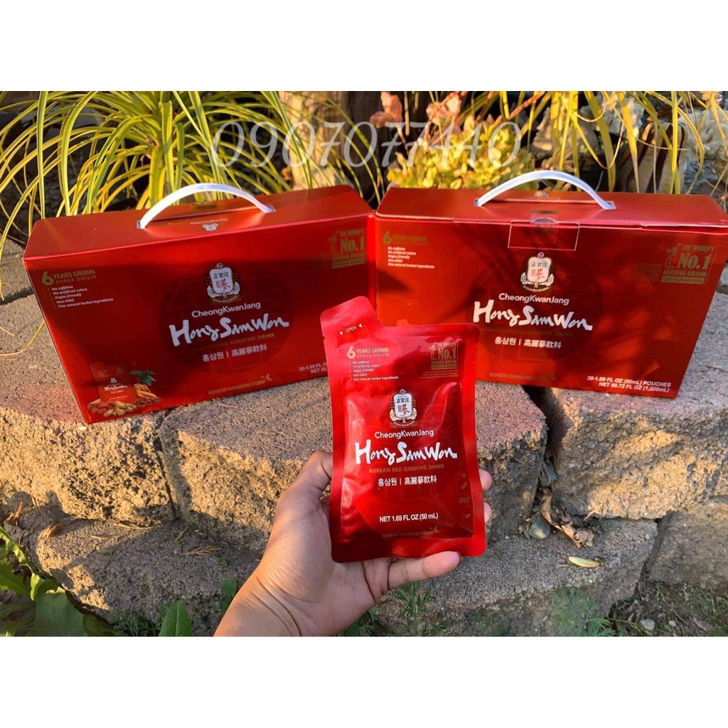 Nước hồng sâm date 6/2024 chính phủ hàn quốc Cheon Kwan Jang tăng cường sức khỏe giảm căng thẳng mệt mỏi - EDS Hàng Mỹ