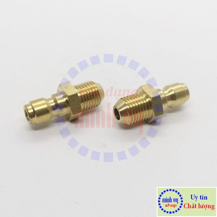 Đầu nối nhanh ĐỰC 1/4 inch - ren NGOÀI 14mm lồi -M1/4N14loi