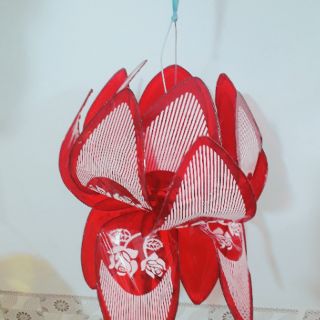 Đèn Trung thu giấy kiếng hình hoa sen