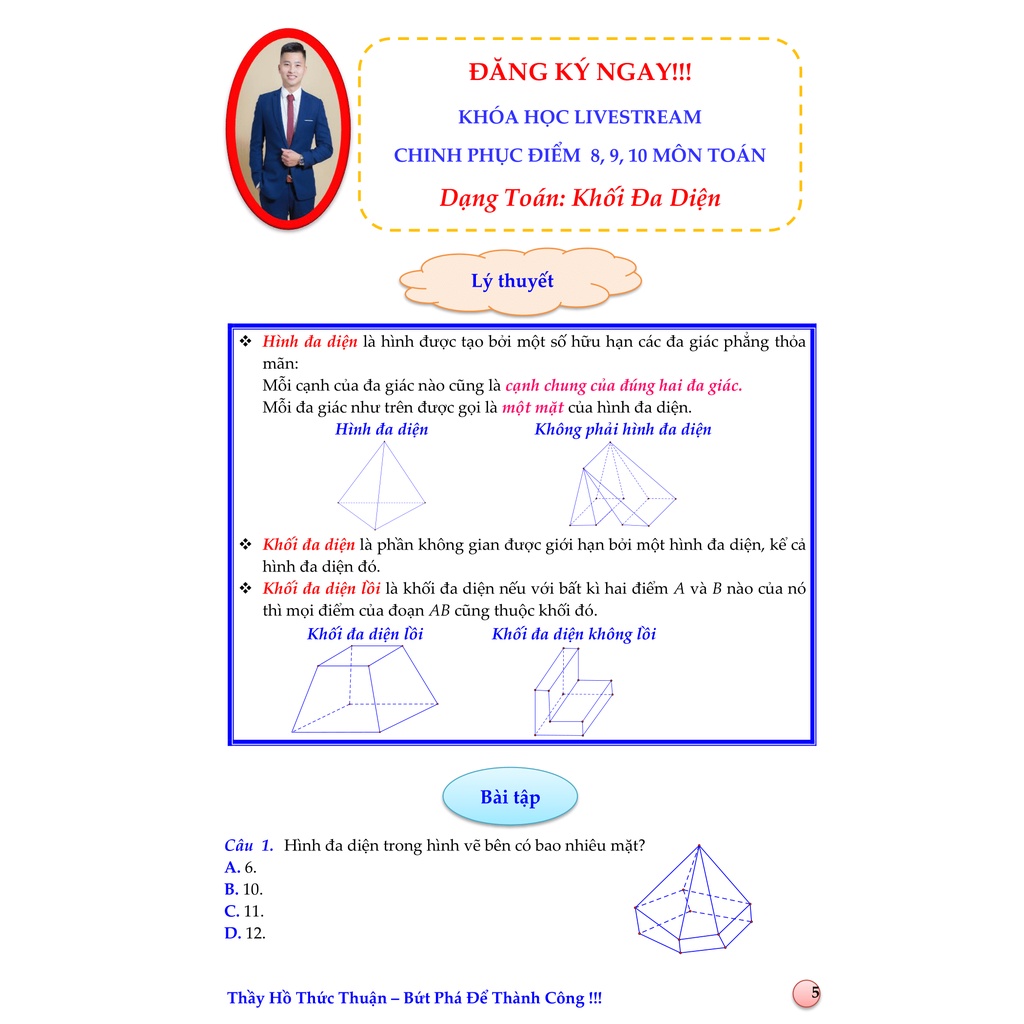 Sách - 7 Ngày Chinh Phục 9+ Hình Học Không Gian