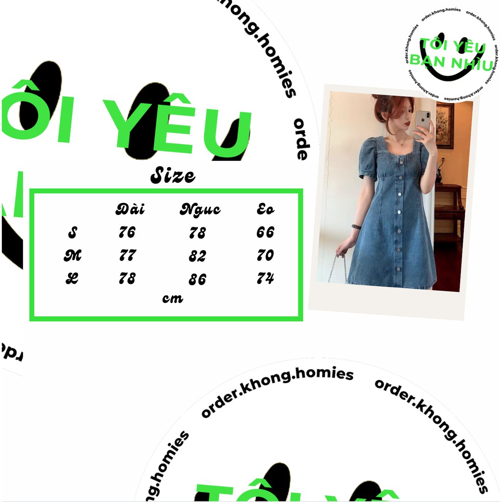 Đầm Denim Jean Hàn Siêu Xinh (Có feedback thật) | BigBuy360 - bigbuy360.vn