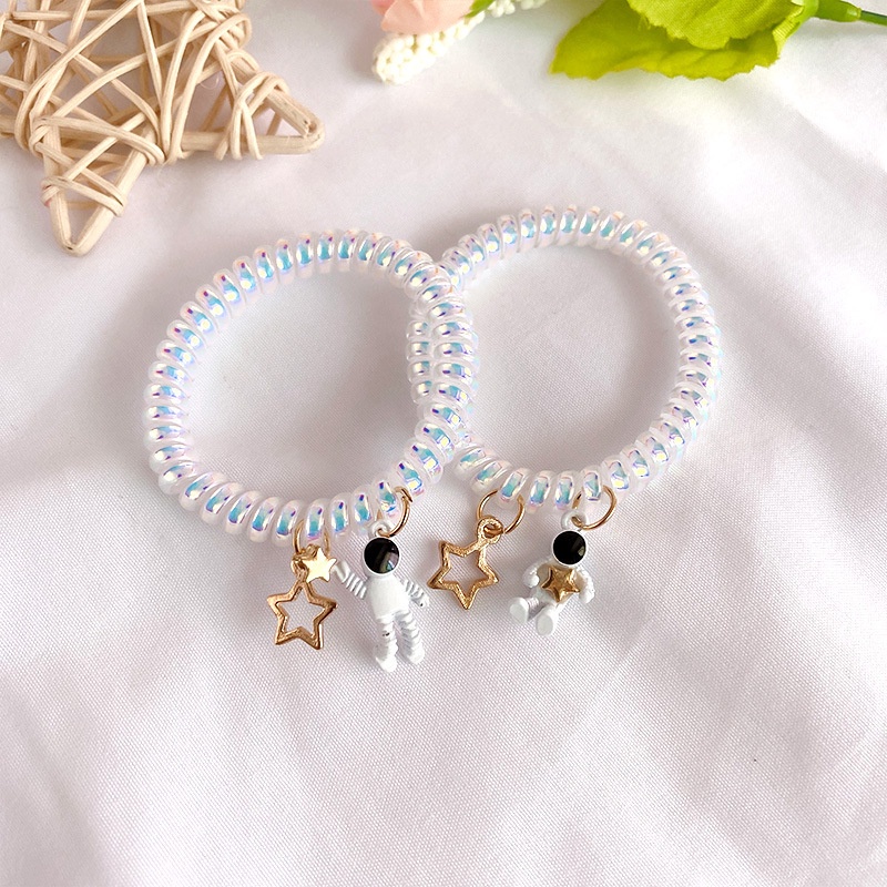 Dây Buộc Tóc Nam Châm Co Giãn Hình Phi Hành Gia Xinh Xắn