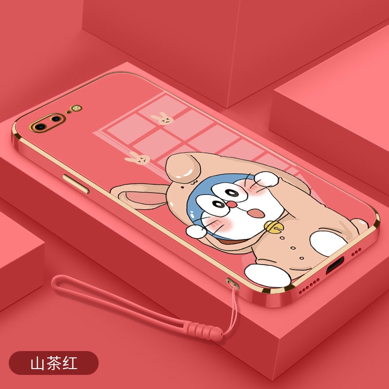 Ốp Điện Thoại Mềm Hình Doraemon Thỏ Hoạt Hình Cho iPhone xr xs max iPhone 7 plus 8plus iPhone 6 6plus i6 6s 7 8 se2 se3