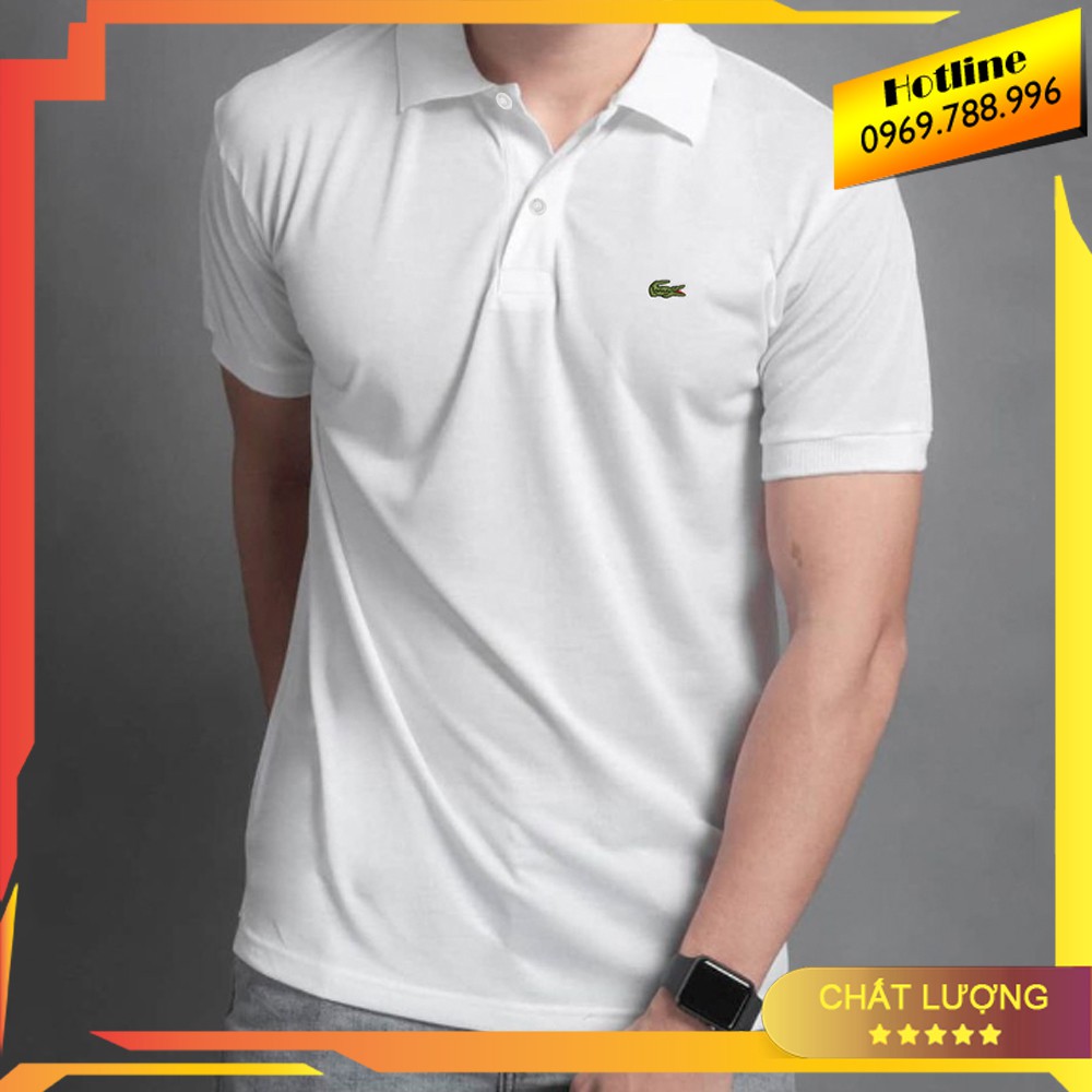 Áo polo nam cá sấu tay ngắn cổ bẻ có nhiều màu trẻ trung đơn giản ,phong cách lịch lãm