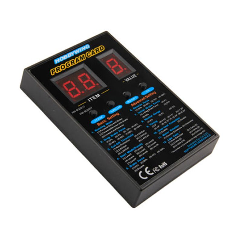 Thẻ Lập Trình Điều Khiển Tốc Độ Động Cơ Không Chổi Than esc rc Chống Nước Có Thể Điều Chỉnh Cho Đồ Chơi rc