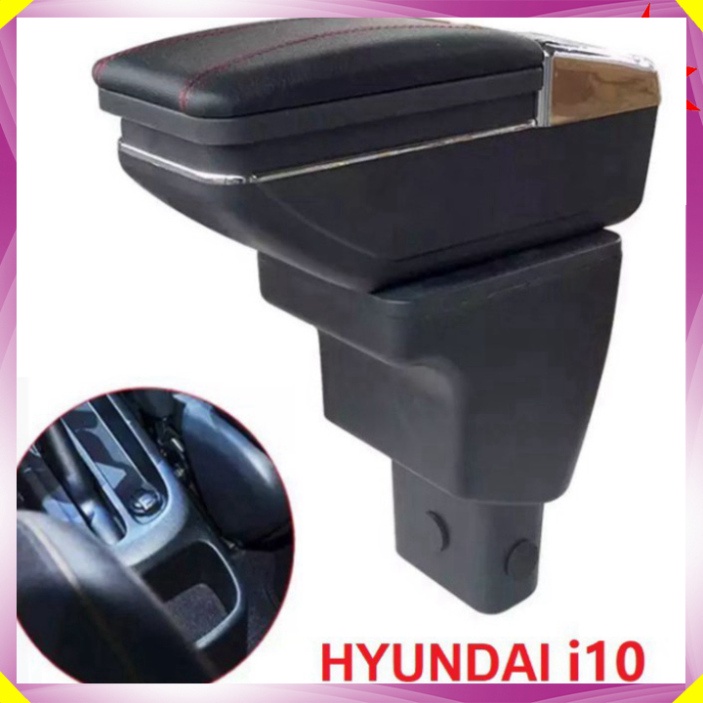 Hộp tỳ tay xe ô tô dành cho xe Hyundai i10 mã JDZX-i10 (HÀNG LOẠI 1)