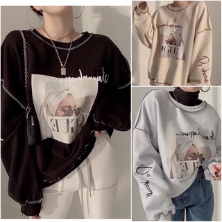 Áo sweater chỉ nổi hình 3d