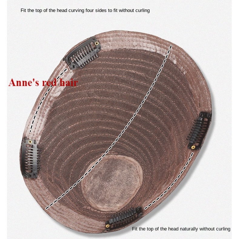 Bộ tóc giả ngắn màu sáng phong cách Hàn Quốc cho nam