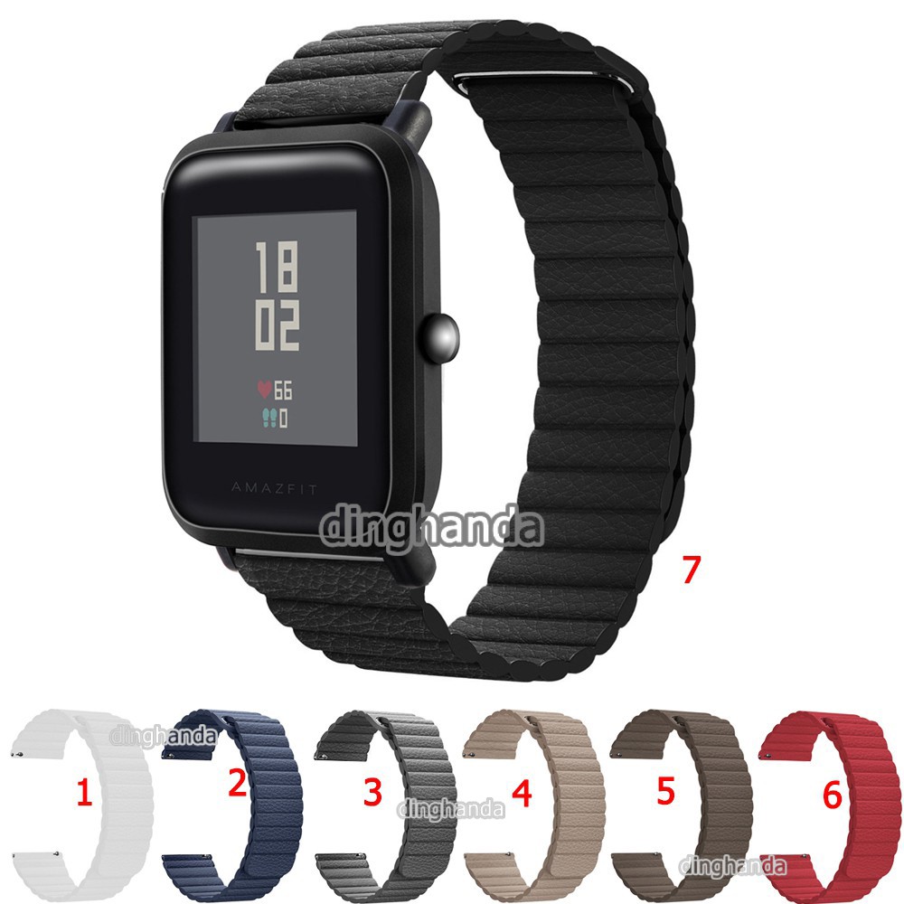 Dây Đeo Vải Da Thay Thế Cho Đồng Hồ Thông Minh Huami Amazfit Bip Lite Bip S U Bip 3 pro