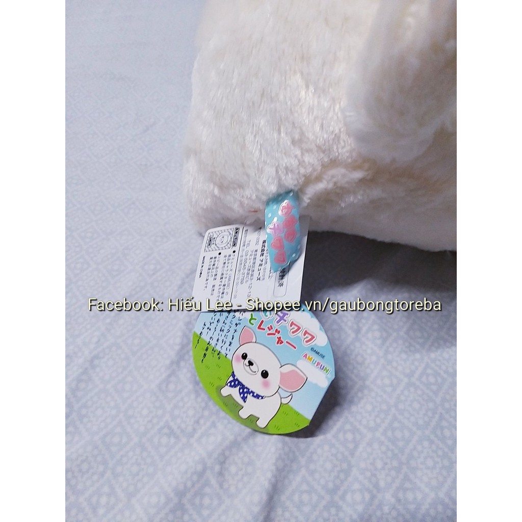 [ Toreba ] Gấu bông Chó Chihuahua, size 42cm, lông cực mịn, hàng gắp, chính hãng Nhật Bản, mới 100%, full tem tag giấy