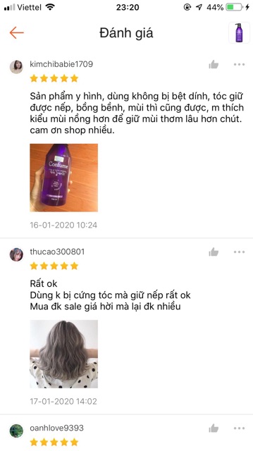 Gel tóc lỏng tạo kiểu mềm Confume hàn quốc