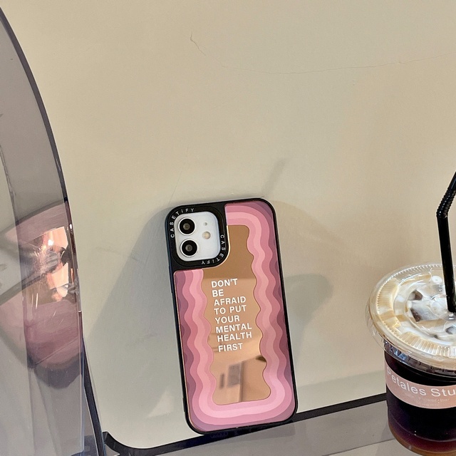 Ốp Điện Thoại Tráng Gương Hình Gợn Sóng Cho Iphone 13 13pro 13promax 12 12 Pro Max 12 Pro X Xr Xs Max 7 Plus 8 Plus