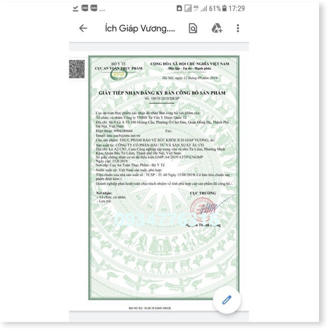 ✅ Viên Uống Ích Giáp Vương Hỗ Trợ Tuyến Giáp