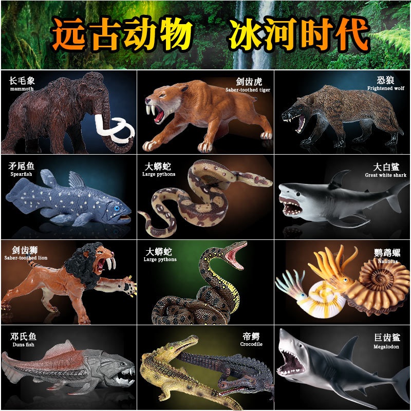 Mô hình cá mập GOROCK phong cách cổ điển dùng trang trí vui nhộn cho bé