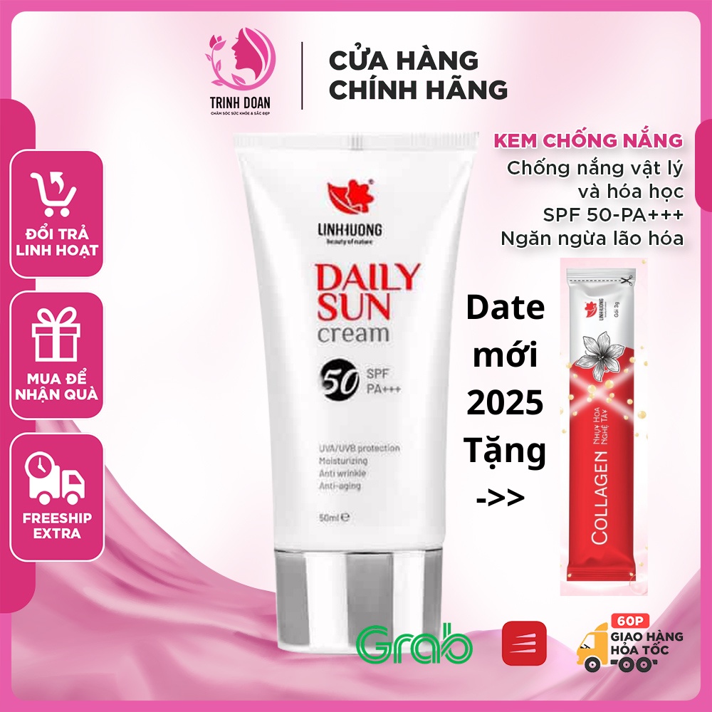 Kem Chống Nắng Daily Sun Linh Hương Chống Lão Hoá [ Chính Hãng ]
