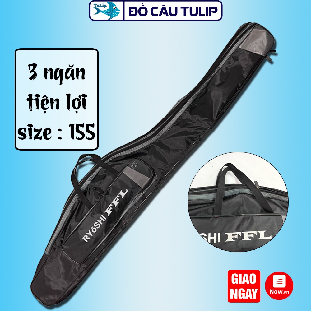 Túi Đựng Cần Câu Cá Ryoshi FFL 3 Ngăn Tiện Lợi (size 155cm) -  Túi Đựng Cần Câu Máy Cao Cấp Giá Rẻ - TULIP