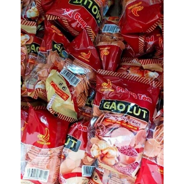 Sét 3 gói Phồng tôm gạo lứt