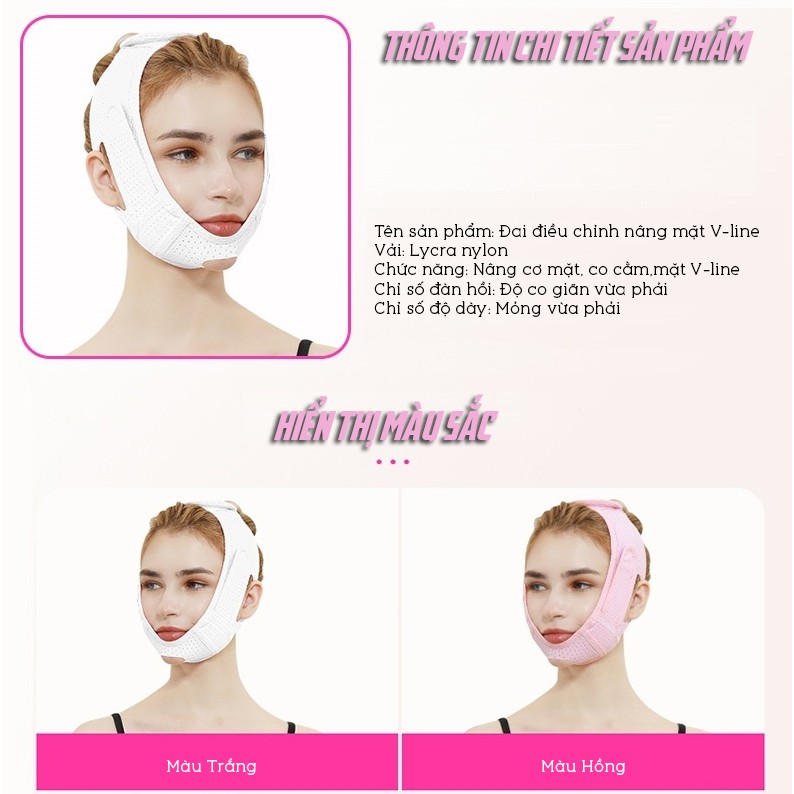 Đai Điều Chỉnh Nâng Cơ Thon Gọn Mặt V-line Mask Cao Cấp