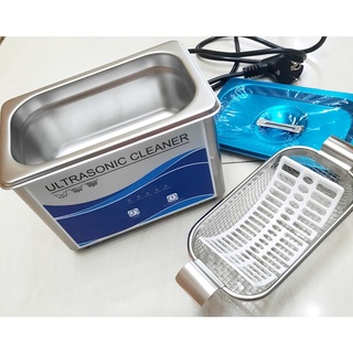 Máy rung rửa siêu âm 0.8 lít có rổ sắt
