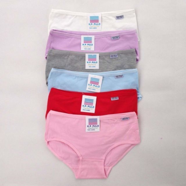Quần Lót Cotton Màu Trơn Nữ_Quần Lót Pulo Co Giãn Mềm Mịn