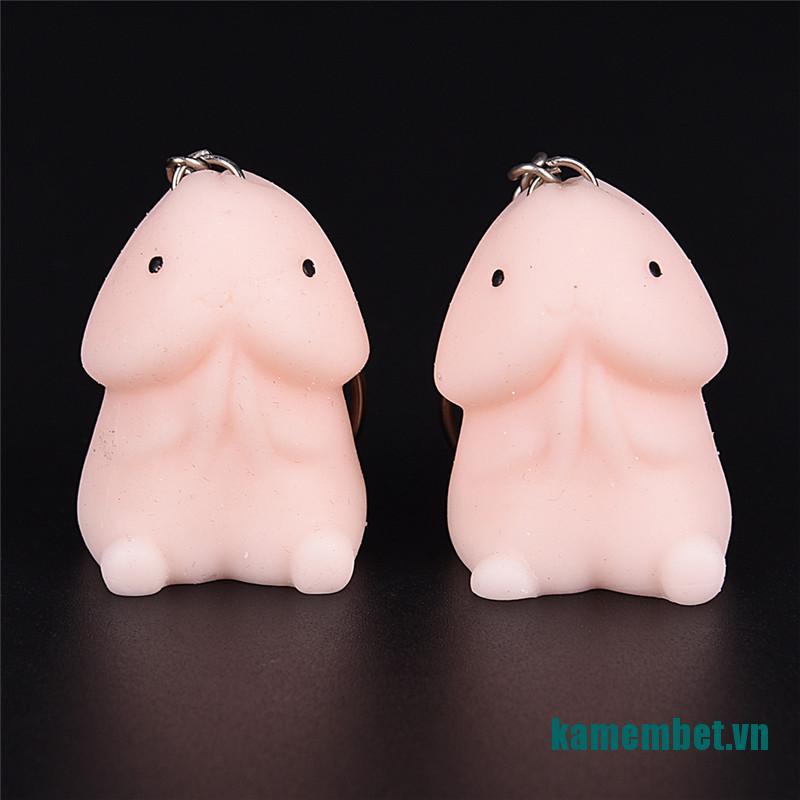 Móc Khóa Đồ Chơi Squishy Dễ Thương Giúp Giảm Stress