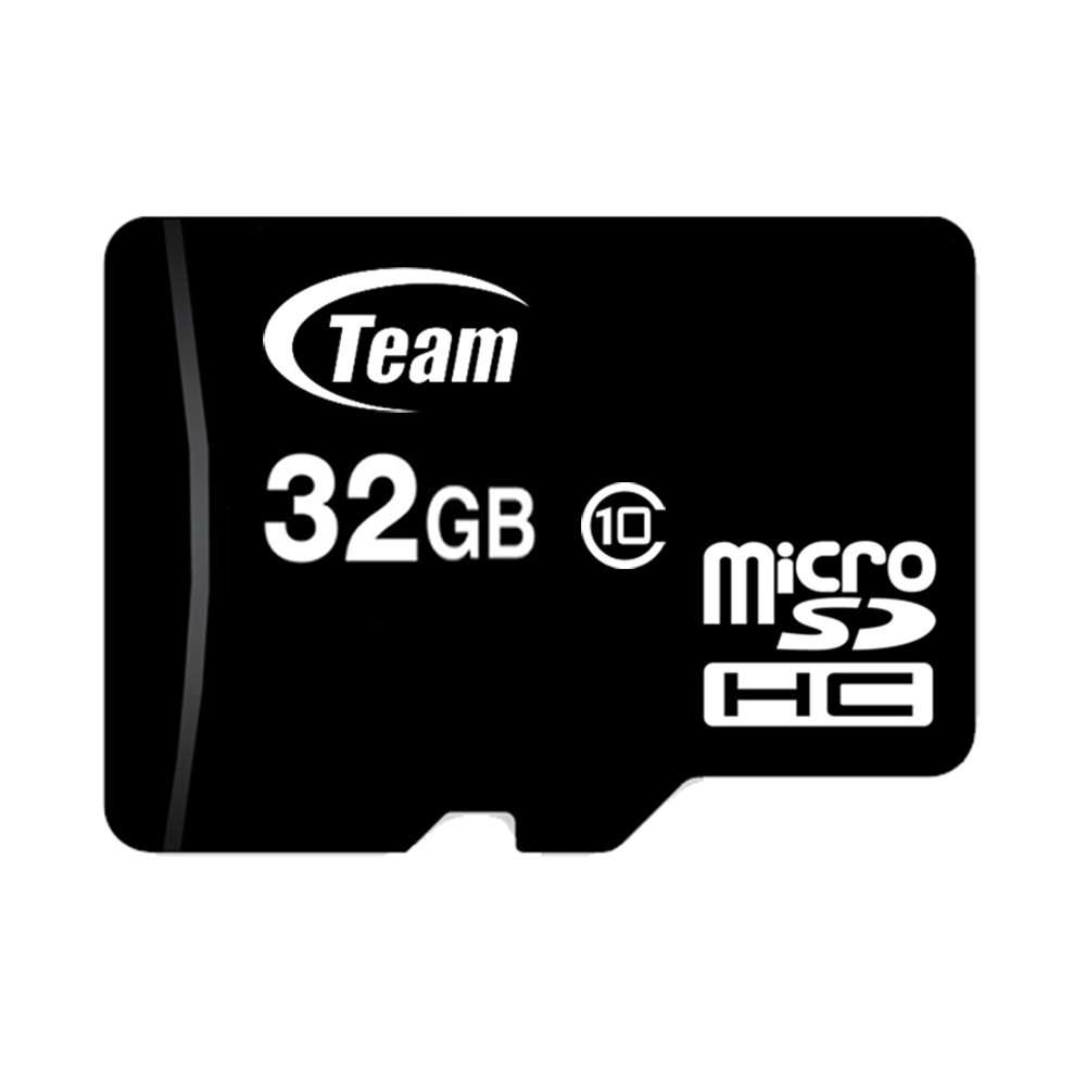 Thẻ nhớ micro SDHC Team 32GB class 10 kèm Adapter (Đen) - Hãng phân phối chính thức