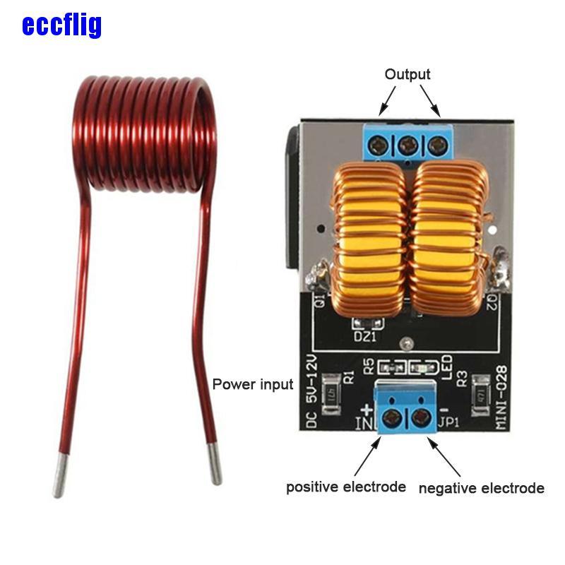 ECC Mini ZVS Induction Heating Board Flyback Driver Heater DIY Cooker Ignition Coil