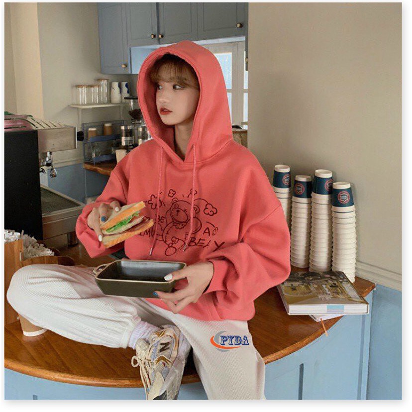 ÁO KHOÁC HOODIES NỮ FROM RỘNG,NHIỀU MÀU SẮC XINH XẮN THỜI TRANG MỚI KME