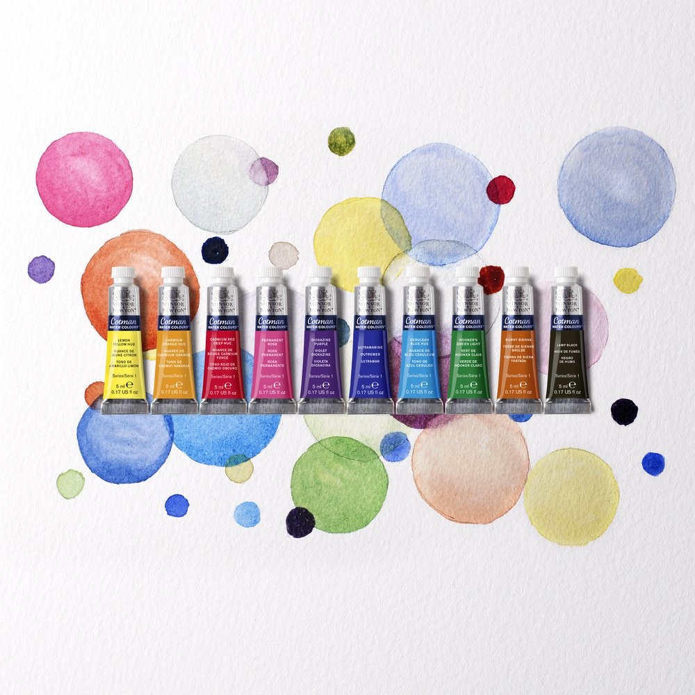 Set màu nước Winsor & Newton Cotman 10/20 màu tuýp 5ml